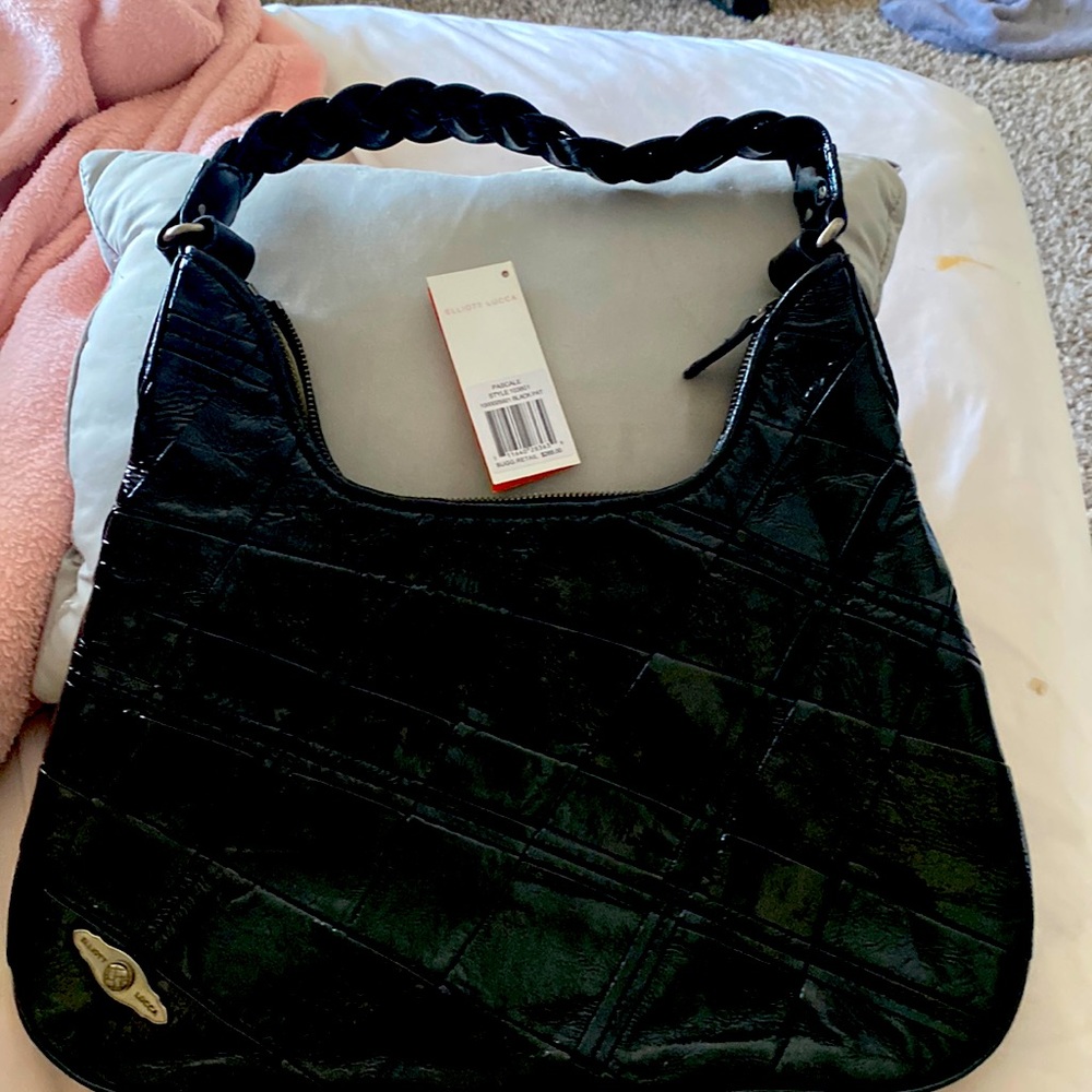 Elliot Lucca Black leather bag
